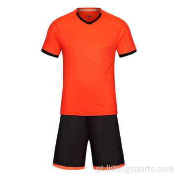 Conjunto de camisa de futebol de treinamento de futebol por atacado